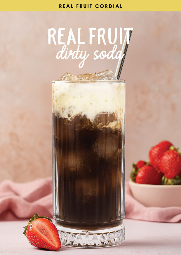 REAL FRUIT dirty soda