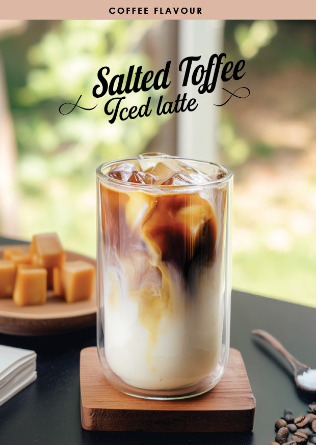 Salted Toffee Iced Latte