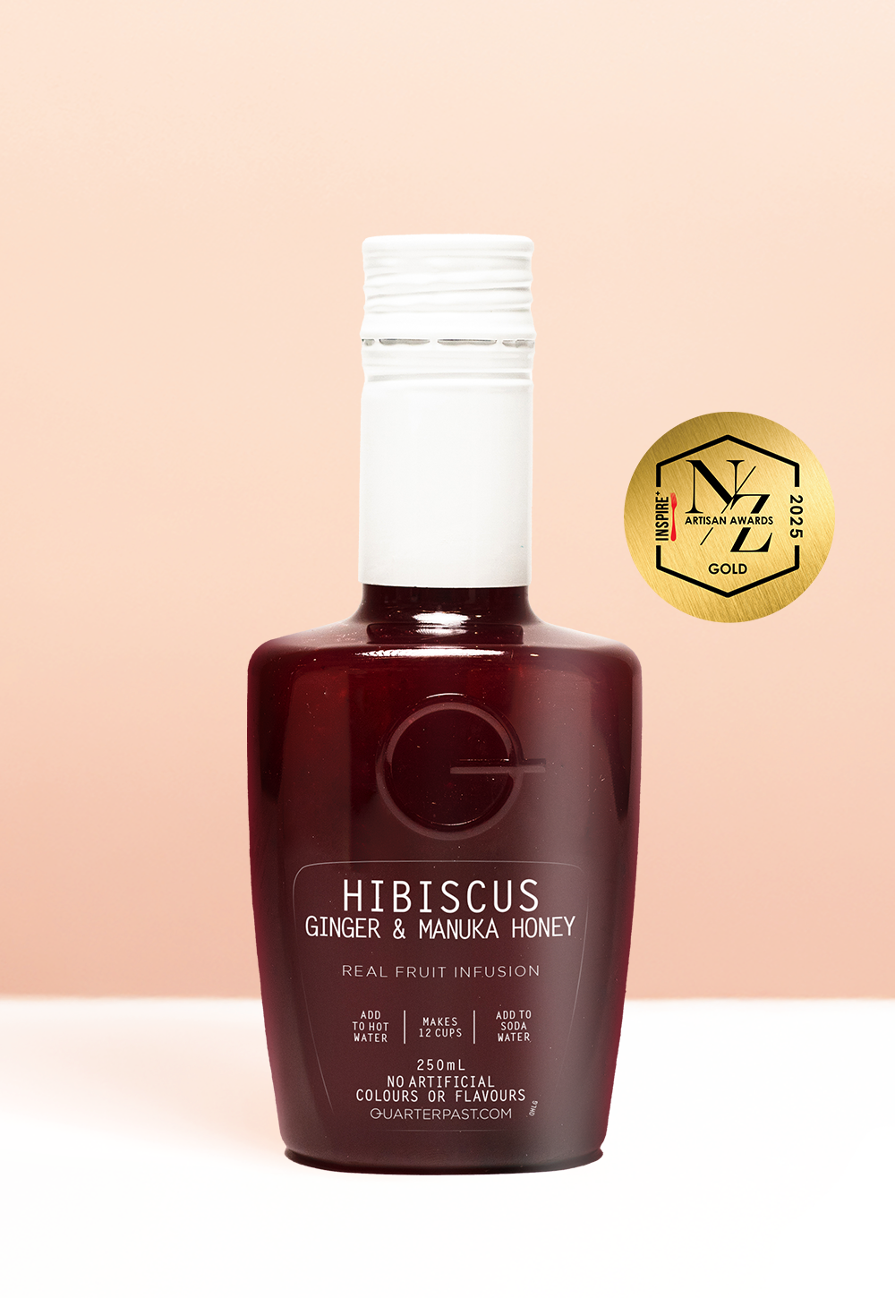 Hibiscus Ginger & Manuka Honey Fruit Infusion 250mL