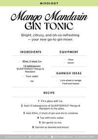 Mango & Mandarin Cordial 700mL