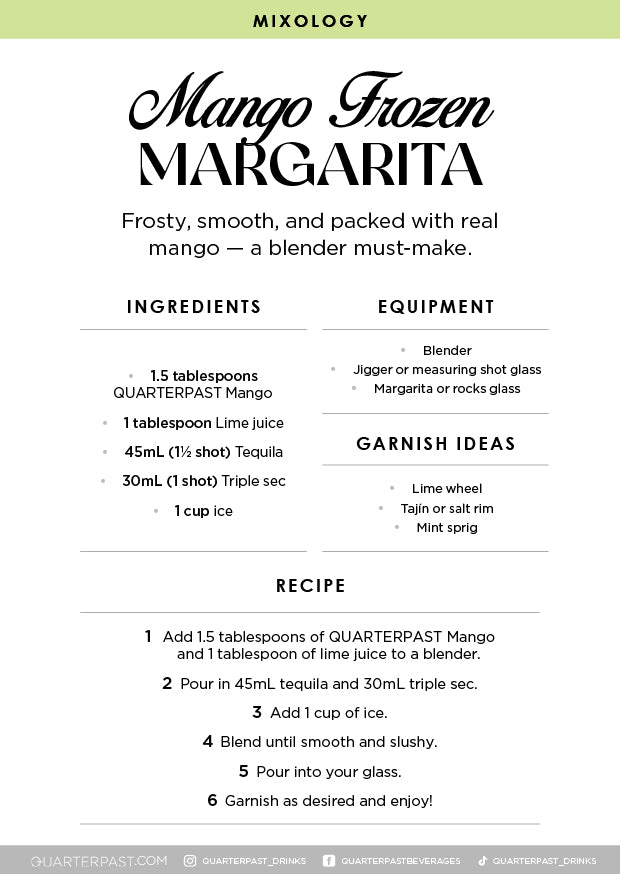 Mango Shakes & Smoothies Syrup 700mL