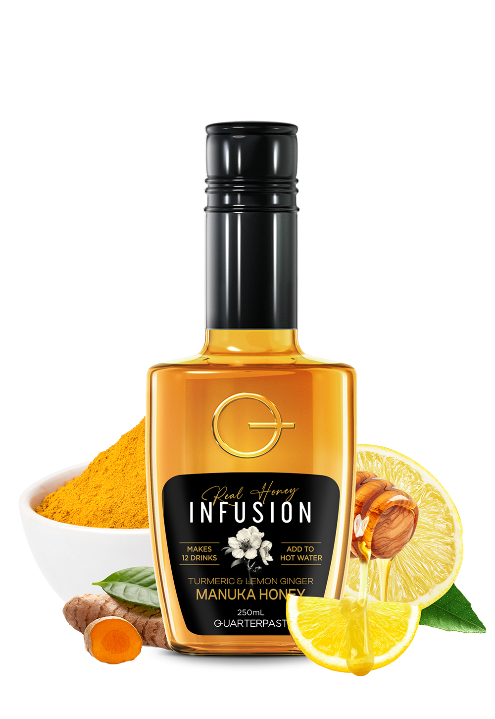 Turmeric & Lemon Ginger Manuka Honey Fruit Infusion 250mL