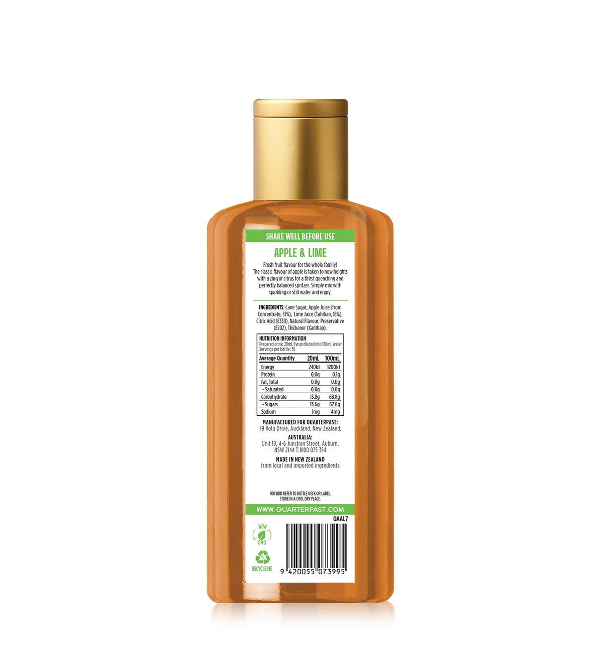 Apple & Lime Cordial 700mL