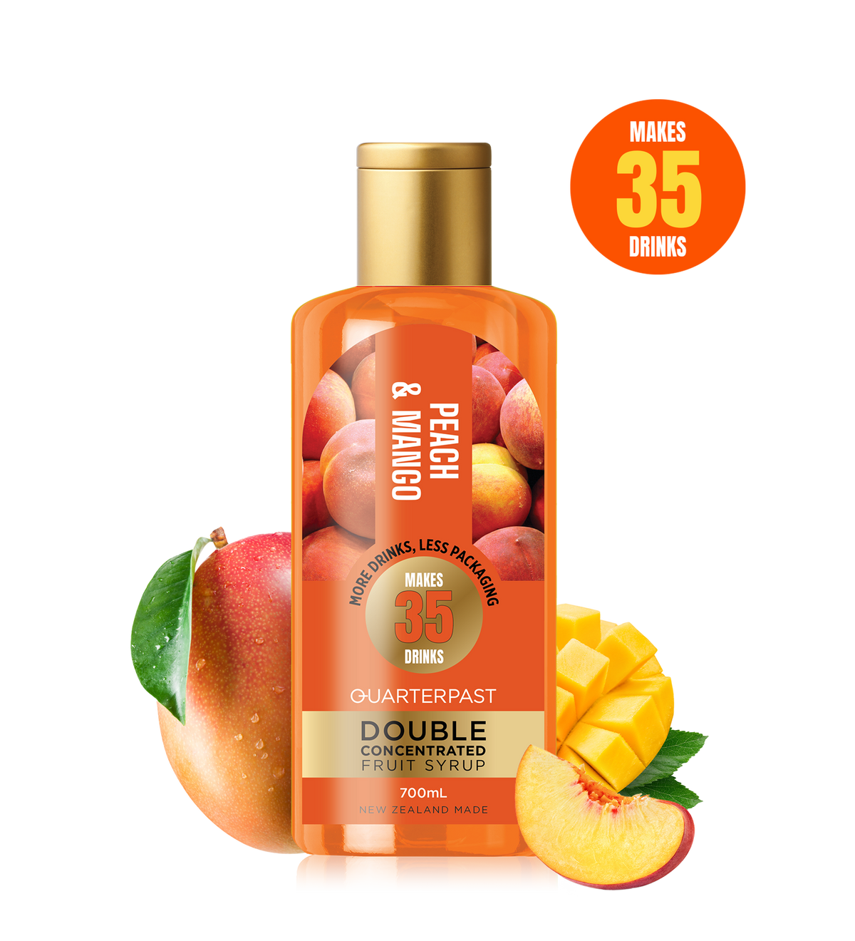 Peach & Mango Cordial 700mL