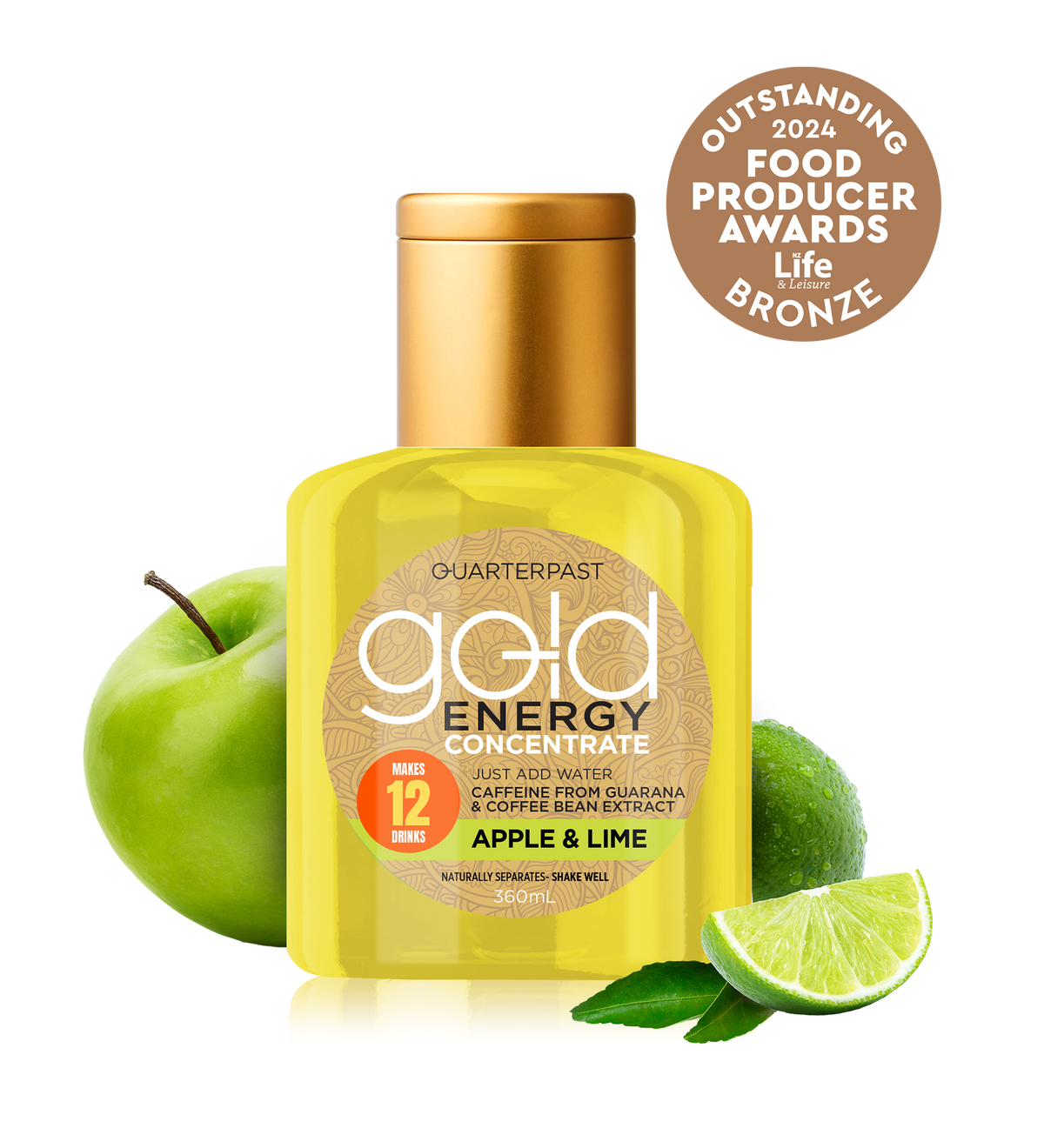 Gold Energy Concentrate Apple & Lime