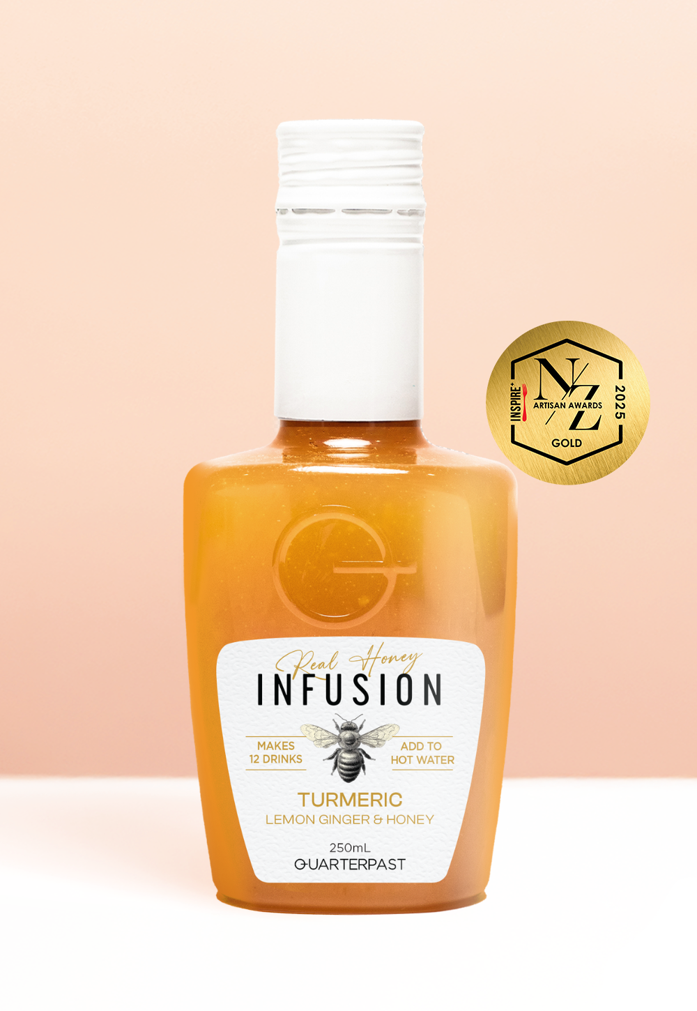 Turmeric Lemon Ginger & Honey Fruit Infusion 250mL