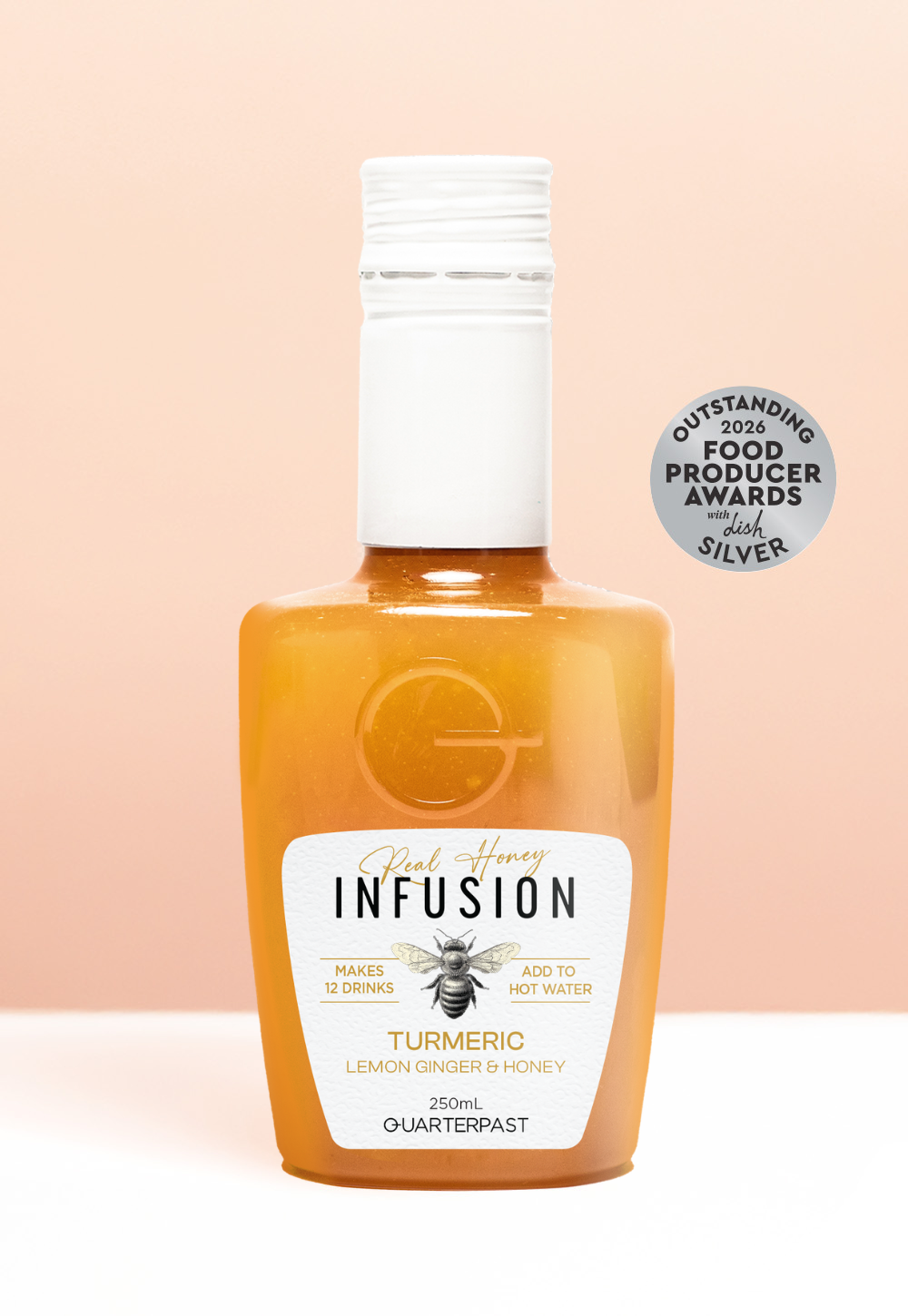 Turmeric Lemon Ginger & Honey Fruit Infusion 250mL
